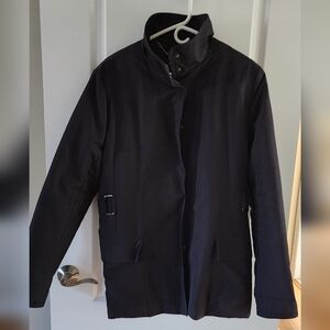 Women's Drizzle Black Trench Jacket